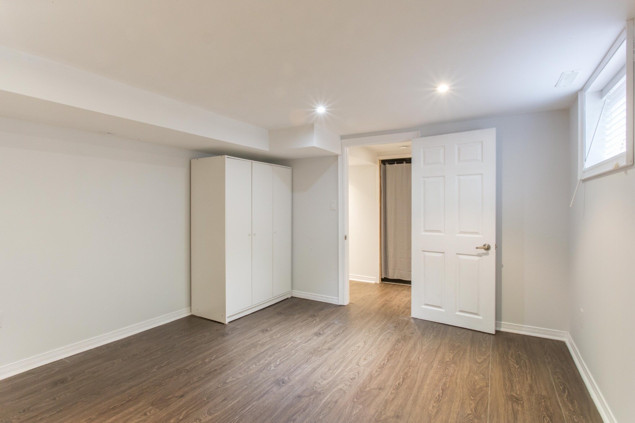 Wide view of the second bedroom